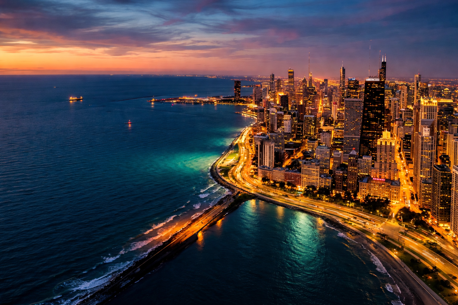 City at Dusk